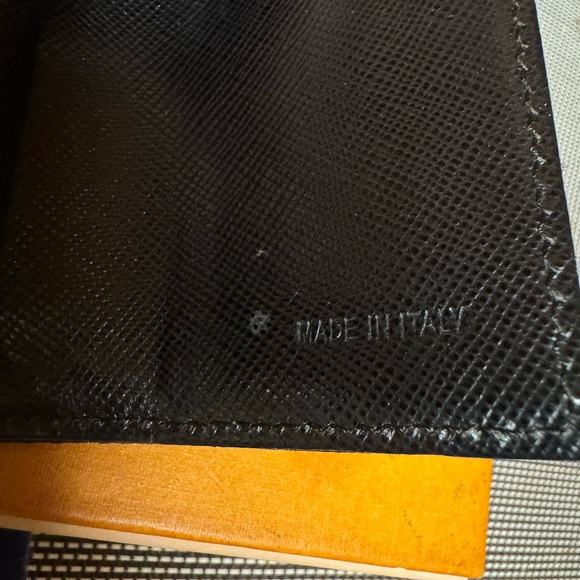 Prada wallet black silk Gold & black hardware - Picture 3 of 12